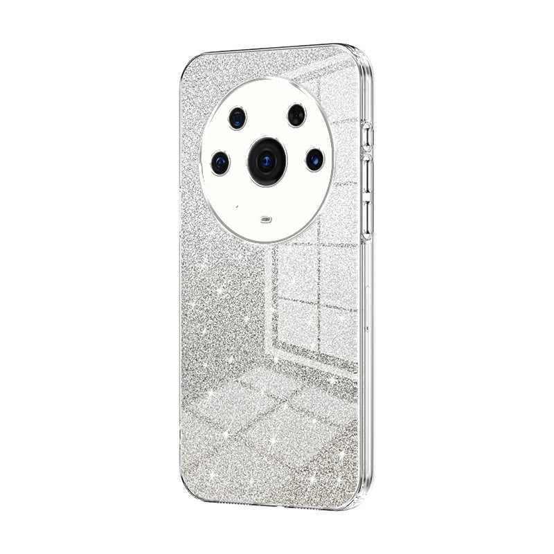 Honor Magic3 Pro Glitter Powder Electroplated Gradient Phone Case – Fashionable & Luxurious with Anti-Fingerprint Coating, Shock-Absorption, and Lens Protection