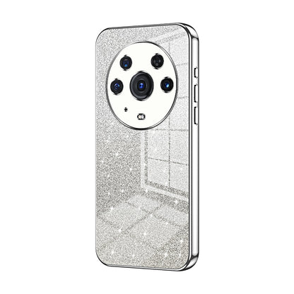 Honor Magic3 Pro Glitter Powder Electroplated Gradient Phone Case – Fashionable & Luxurious with Anti-Fingerprint Coating, Shock-Absorption, and Lens Protection