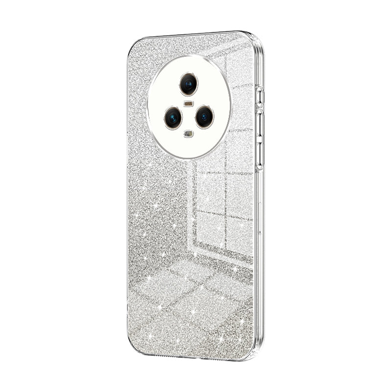Honor Magic5 Glitter Powder Electroplated Gradient Phone Case – Fashionable & Luxurious with Anti-Fingerprint Coating, Shock-Absorption, and Lens Protection