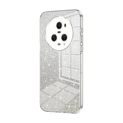 Honor Magic5 Pro Glitter Powder Electroplated Gradient Phone Case – Fashionable & Luxurious with Anti-Fingerprint Coating, Shock-Absorption, and Lens Protection