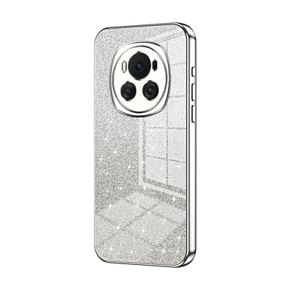 Honor Magic6 Glitter Powder Electroplated Gradient Phone Case – Fashionable & Luxurious with Anti-Fingerprint Coating, Shock-Absorption, and Lens Protection