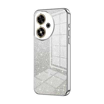 Honor Play 50 Glitter Powder Electroplated Gradient Phone Case – Fashionable & Luxurious with Anti-Fingerprint Coating, Shock-Absorption, and Lens Protection