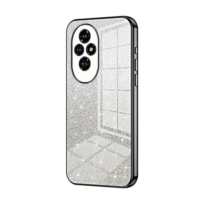Honor 200 Glitter Powder Electroplated Gradient Phone Case – Fashionable & Luxurious with Anti-Fingerprint Coating, Shock-Absorption, and Lens Protection