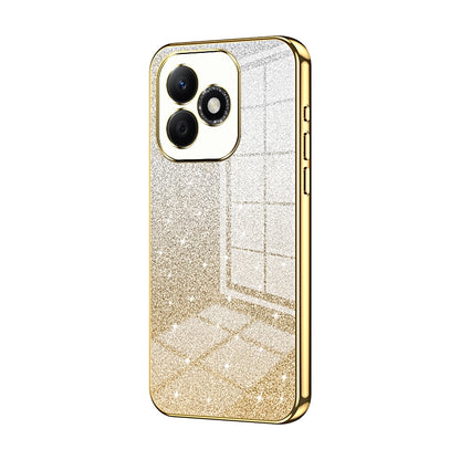 Honor X60i Glitter Powder Electroplated Gradient Phone Case – Fashionable & Luxurious with Anti-Fingerprint Coating, Shock-Absorption, and Lens Protection