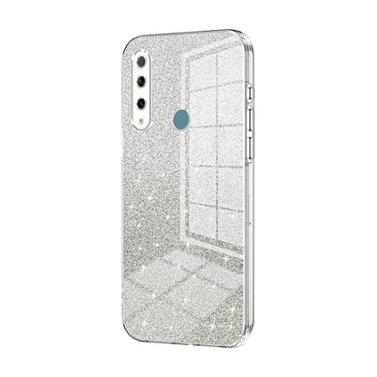 Huawei Enjoy 10 Plus Glitter Powder Electroplated Gradient Phone Case – Fashionable & Luxurious with Anti-Fingerprint Coating, Shock-Absorption, and Lens Protection