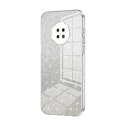 Huawei Enjoy 20 Plus Glitter Powder Electroplated Gradient Phone Case – Fashionable & Luxurious with Anti-Fingerprint Coating, Shock-Absorption, and Lens Protection