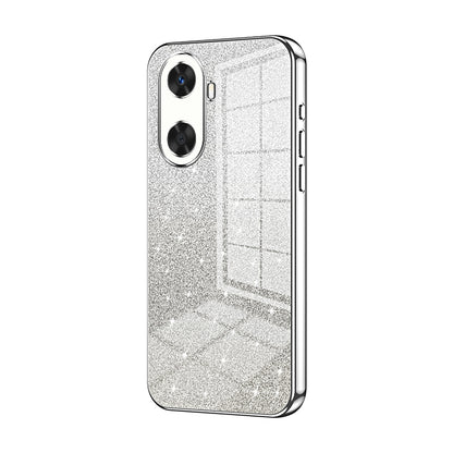 Huawei Enjoy 60 Glitter Powder Electroplated Gradient Phone Case – Fashionable & Luxurious with Anti-Fingerprint Coating, Shock-Absorption, and Lens Protection