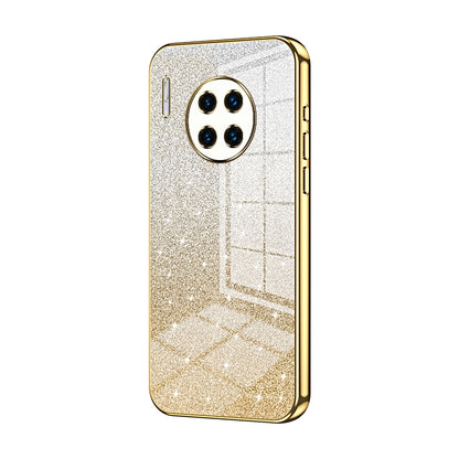 Huawei Mate 30 Pro Glitter Powder Electroplated Gradient Phone Case – Fashionable & Luxurious with Anti-Fingerprint Coating, Shock-Absorption, and Lens Protection