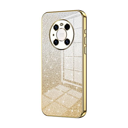 Huawei Mate 40 Pro Glitter Powder Electroplated Gradient Phone Case – Fashionable & Luxurious with Anti-Fingerprint Coating, Shock-Absorption, and Lens Protection