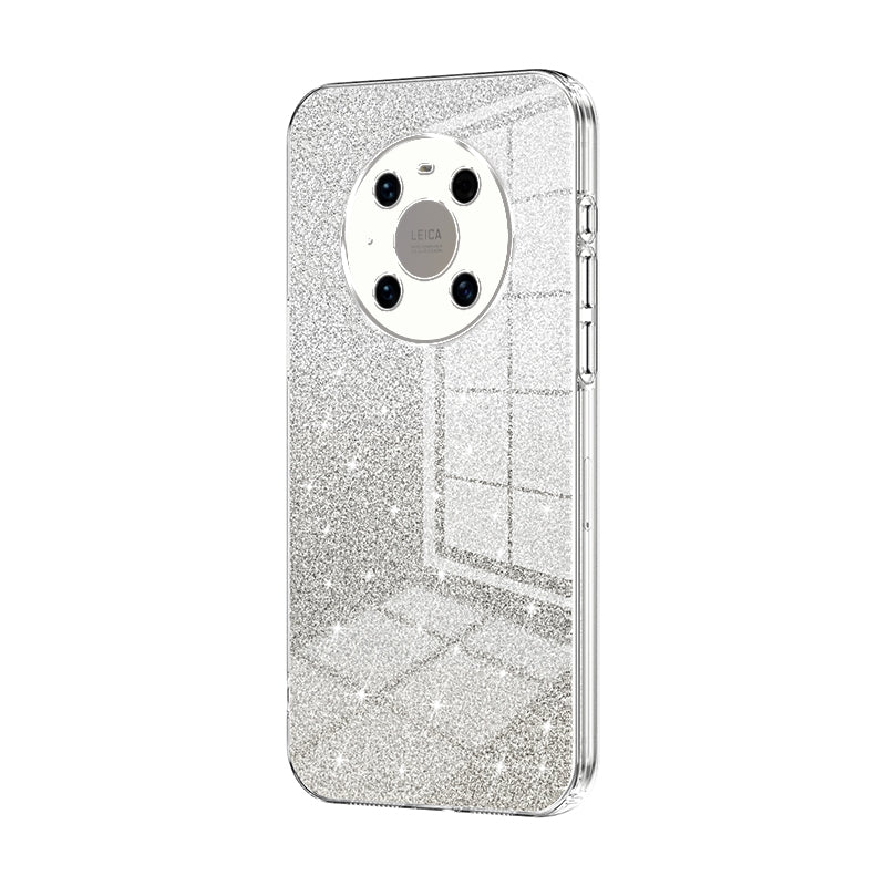 Huawei Mate 40 Pro Glitter Powder Electroplated Gradient Phone Case – Fashionable & Luxurious with Anti-Fingerprint Coating, Shock-Absorption, and Lens Protection