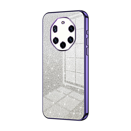 Huawei Mate 40 RS Glitter Powder Electroplated Gradient Phone Case – Fashionable & Luxurious with Anti-Fingerprint Coating, Shock-Absorption, and Lens Protection