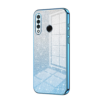 Huawei P30 lite Glitter Powder Electroplated Gradient Phone Case – Fashionable & Luxurious with Anti-Fingerprint Coating, Shock-Absorption, and Lens Protection