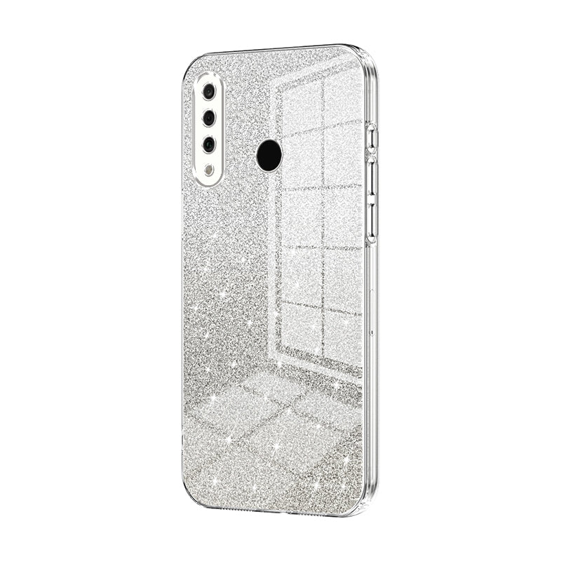 Huawei P30 lite Glitter Powder Electroplated Gradient Phone Case – Fashionable & Luxurious with Anti-Fingerprint Coating, Shock-Absorption, and Lens Protection