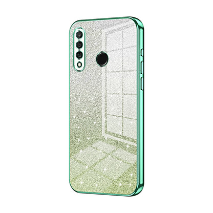 Huawei P30 lite Glitter Powder Electroplated Gradient Phone Case – Fashionable & Luxurious with Anti-Fingerprint Coating, Shock-Absorption, and Lens Protection