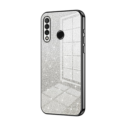 Huawei P30 lite Glitter Powder Electroplated Gradient Phone Case – Fashionable & Luxurious with Anti-Fingerprint Coating, Shock-Absorption, and Lens Protection