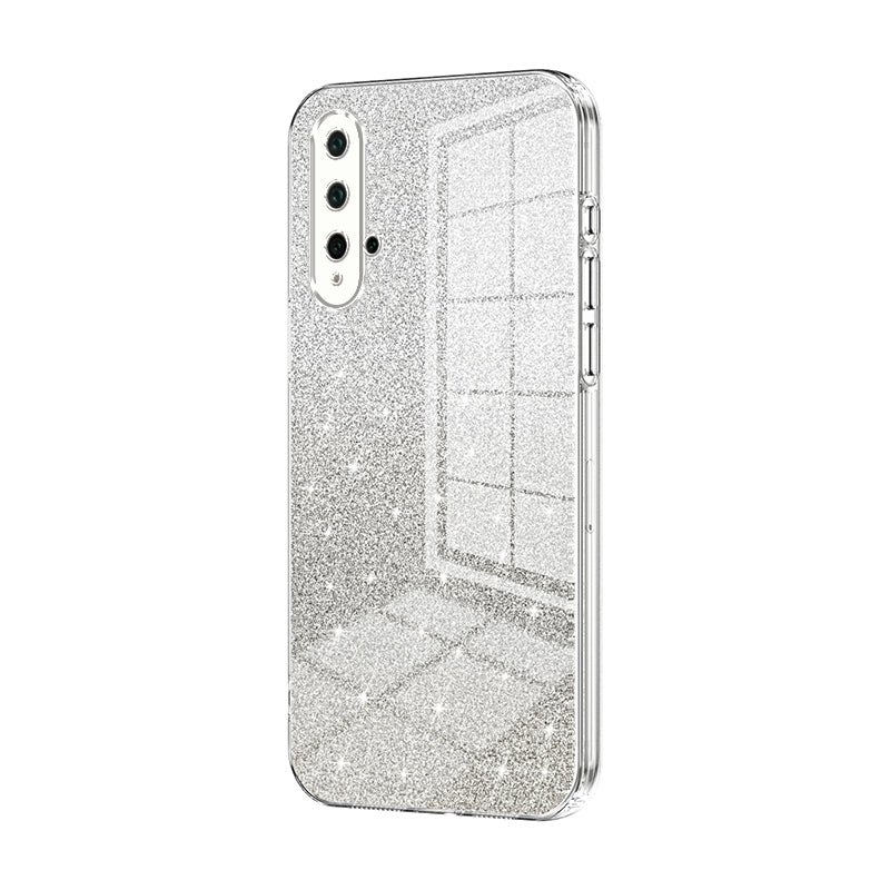 Huawei Nova 5 Glitter Powder Electroplated Gradient Phone Case – Fashionable & Luxurious with Anti-Fingerprint Coating, Shock-Absorption, and Lens Protection