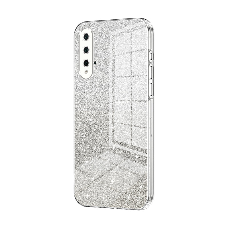 Huawei Nova 5 Pro Glitter Powder Electroplated Gradient Phone Case – Fashionable & Luxurious with Anti-Fingerprint Coating, Shock-Absorption, and Lens Protection
