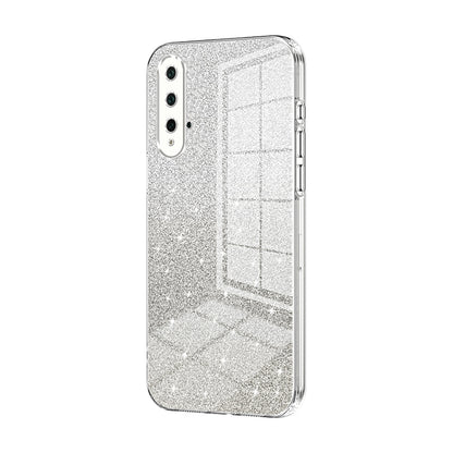 Huawei Nova 5 Pro Glitter Powder Electroplated Gradient Phone Case – Fashionable & Luxurious with Anti-Fingerprint Coating, Shock-Absorption, and Lens Protection