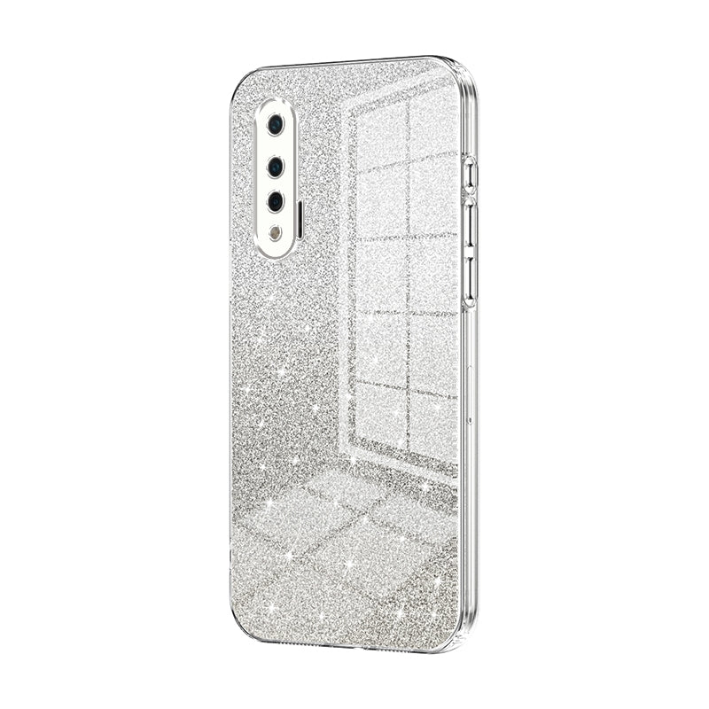 Huawei Nova 6 Glitter Powder Electroplated Gradient Phone Case – Fashionable & Luxurious with Anti-Fingerprint Coating, Shock-Absorption, and Lens Protection