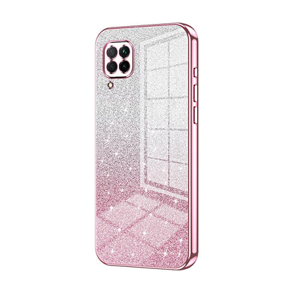 Huawei Nova 6 SE Glitter Powder Electroplated Gradient Phone Case – Fashionable & Luxurious with Anti-Fingerprint Coating, Shock-Absorption, and Lens Protection