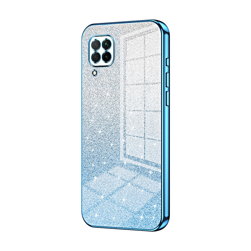 Huawei Nova 6 SE Glitter Powder Electroplated Gradient Phone Case – Fashionable & Luxurious with Anti-Fingerprint Coating, Shock-Absorption, and Lens Protection