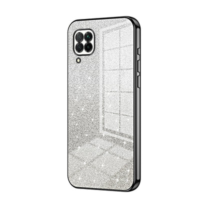 Huawei Nova 6 SE Glitter Powder Electroplated Gradient Phone Case – Fashionable & Luxurious with Anti-Fingerprint Coating, Shock-Absorption, and Lens Protection