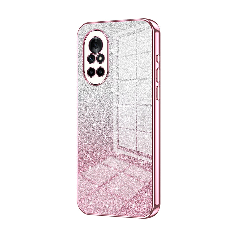 Huawei Nova 8 4G Glitter Powder Electroplated Gradient Phone Case – Fashionable & Luxurious with Anti-Fingerprint Coating, Shock-Absorption, and Lens Protection