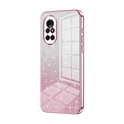 Huawei Nova 8 5G Glitter Powder Electroplated Gradient Phone Case – Fashionable & Luxurious with Anti-Fingerprint Coating, Shock-Absorption, and Lens Protection