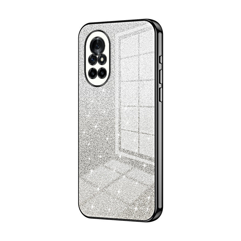 Huawei Nova 8 4G Glitter Powder Electroplated Gradient Phone Case – Fashionable & Luxurious with Anti-Fingerprint Coating, Shock-Absorption, and Lens Protection