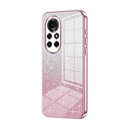 Huawei Nova 8 Pro Glitter Powder Electroplated Gradient Phone Case – Fashionable & Luxurious with Anti-Fingerprint Coating, Shock-Absorption, and Lens Protection