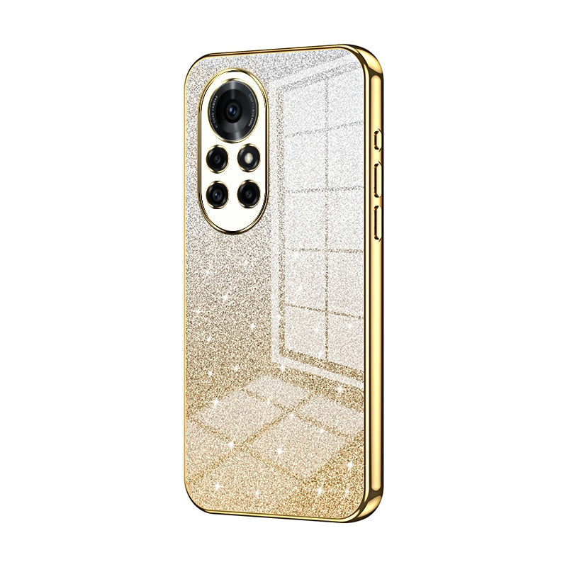 Huawei Nova 8 Pro Glitter Powder Electroplated Gradient Phone Case – Fashionable & Luxurious with Anti-Fingerprint Coating, Shock-Absorption, and Lens Protection