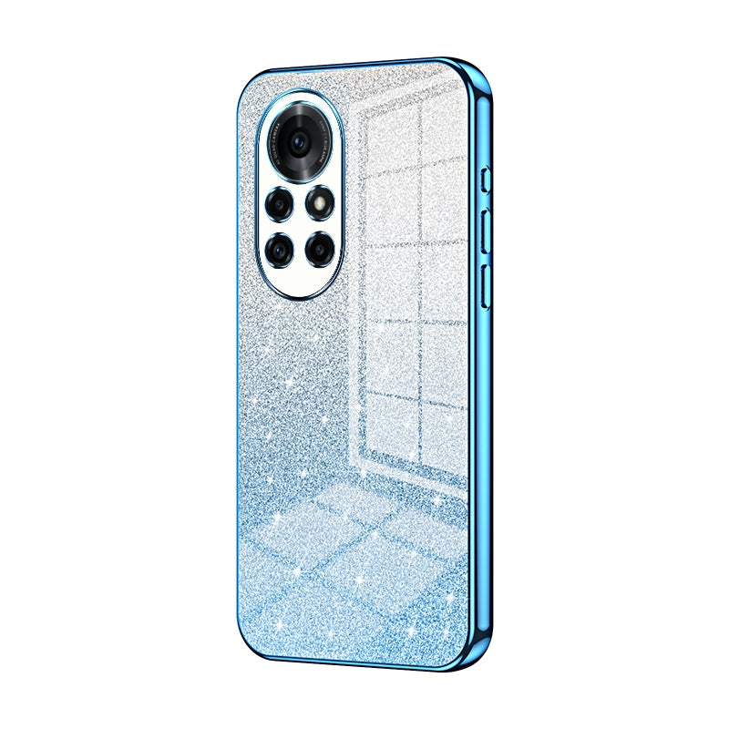 Huawei Nova 8 Pro Glitter Powder Electroplated Gradient Phone Case – Fashionable & Luxurious with Anti-Fingerprint Coating, Shock-Absorption, and Lens Protection