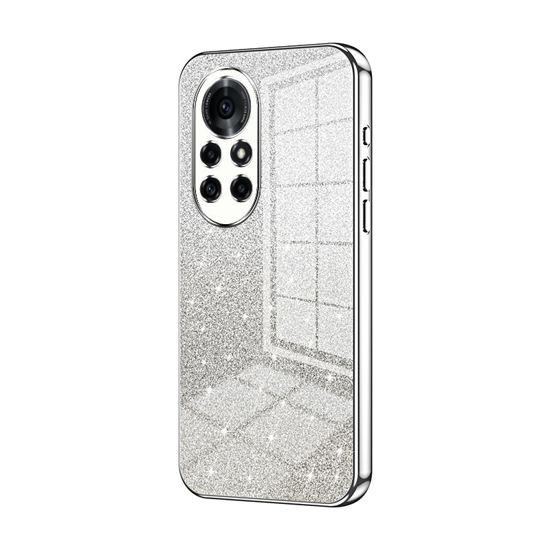 Huawei Nova 8 Pro Glitter Powder Electroplated Gradient Phone Case – Fashionable & Luxurious with Anti-Fingerprint Coating, Shock-Absorption, and Lens Protection