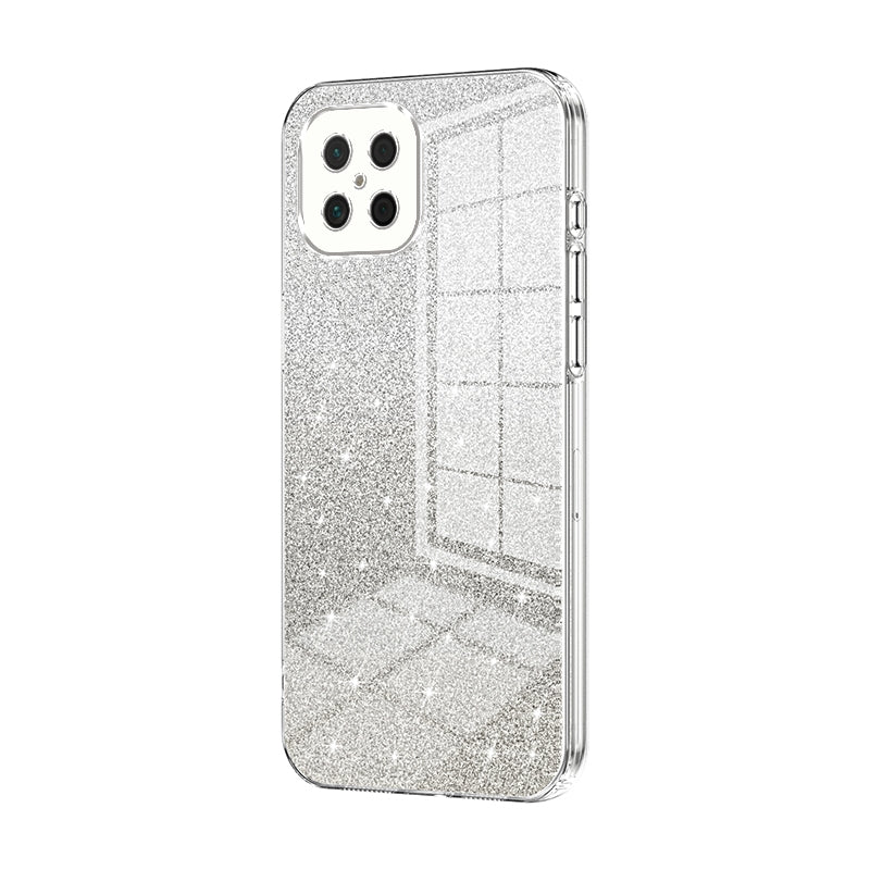 Huawei Nova 8 SE Glitter Powder Electroplated Gradient Phone Case – Fashionable & Luxurious with Anti-Fingerprint Coating, Shock-Absorption, and Lens Protection
