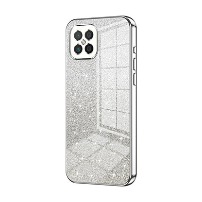 Huawei Nova 8 SE Glitter Powder Electroplated Gradient Phone Case – Fashionable & Luxurious with Anti-Fingerprint Coating, Shock-Absorption, and Lens Protection