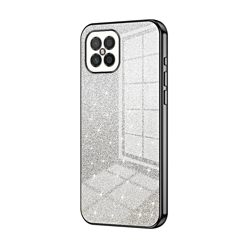 Huawei Nova 8 SE Glitter Powder Electroplated Gradient Phone Case – Fashionable & Luxurious with Anti-Fingerprint Coating, Shock-Absorption, and Lens Protection