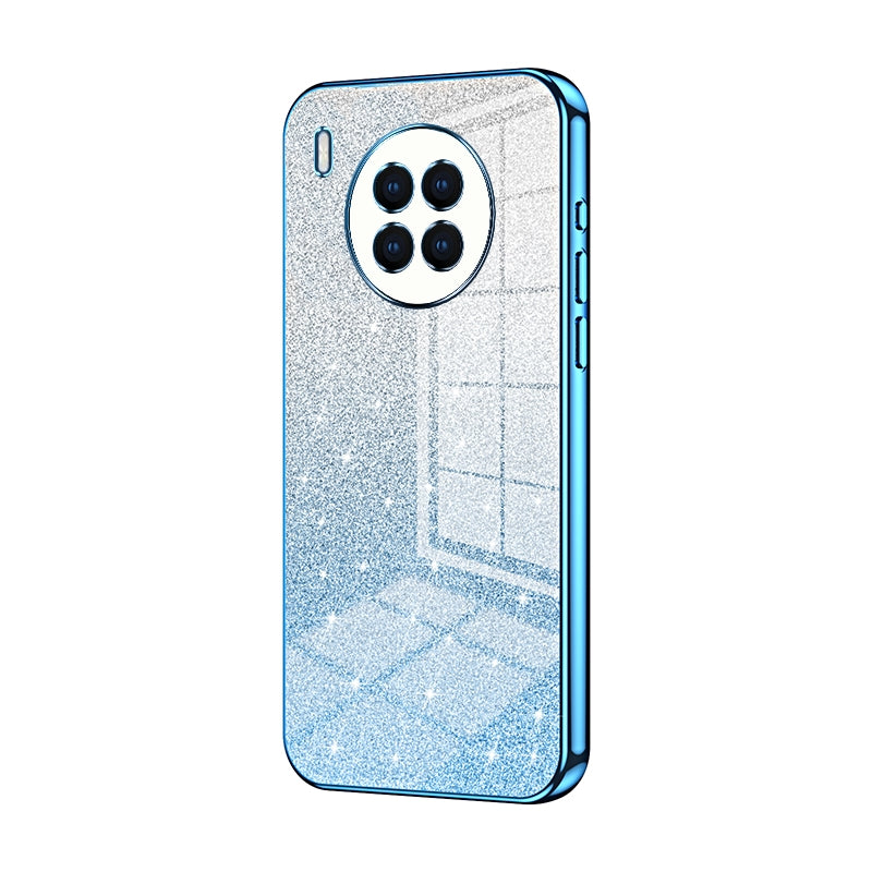 Huawei Nova 8i Glitter Powder Electroplated Gradient Phone Case – Fashionable & Luxurious with Anti-Fingerprint Coating, Shock-Absorption, and Lens Protection