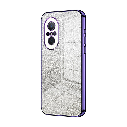 Huawei Nova 9 SE Glitter Powder Electroplated Gradient Phone Case – Fashionable & Luxurious with Anti-Fingerprint Coating, Shock-Absorption, and Lens Protection