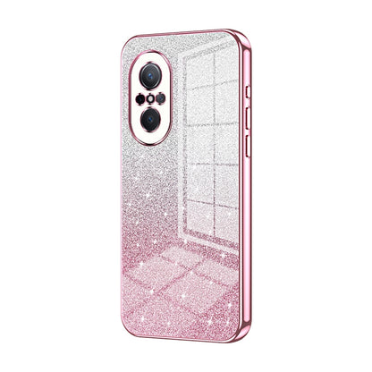 Huawei Nova 9 SE Glitter Powder Electroplated Gradient Phone Case – Fashionable & Luxurious with Anti-Fingerprint Coating, Shock-Absorption, and Lens Protection