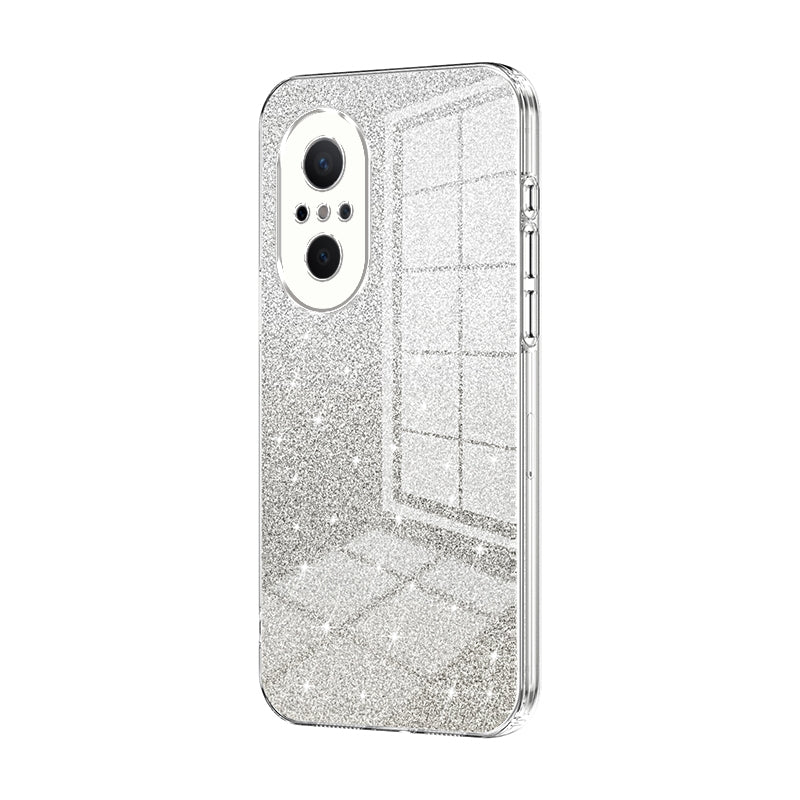 Huawei Nova 9 SE Glitter Powder Electroplated Gradient Phone Case – Fashionable & Luxurious with Anti-Fingerprint Coating, Shock-Absorption, and Lens Protection