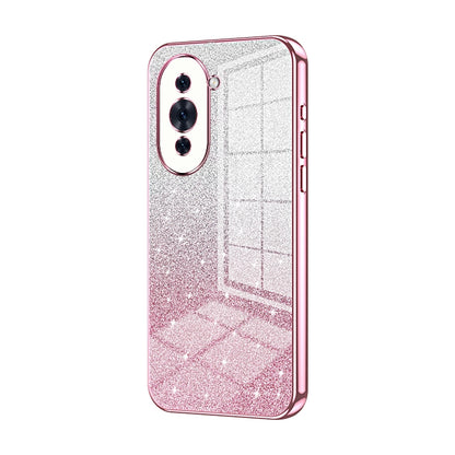 Huawei Nova 10 Pro Glitter Powder Electroplated Gradient Phone Case – Fashionable & Luxurious with Anti-Fingerprint Coating, Shock-Absorption, and Lens Protection