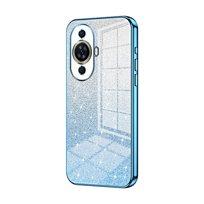 Huawei Nova 11 Glitter Powder Electroplated Gradient Phone Case – Fashionable & Luxurious with Anti-Fingerprint Coating, Shock-Absorption, and Lens Protection
