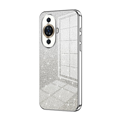 Huawei Nova 11 Glitter Powder Electroplated Gradient Phone Case – Fashionable & Luxurious with Anti-Fingerprint Coating, Shock-Absorption, and Lens Protection
