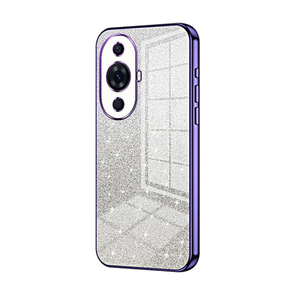 Huawei Nova 11 Pro Glitter Powder Electroplated Gradient Phone Case – Fashionable & Luxurious with Anti-Fingerprint Coating, Shock-Absorption, and Lens Protection