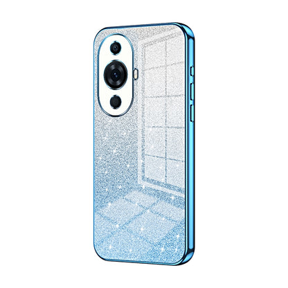 Huawei Nova 11 Ultra Glitter Powder Electroplated Gradient Phone Case – Fashionable & Luxurious with Anti-Fingerprint Coating, Shock-Absorption, and Lens Protection