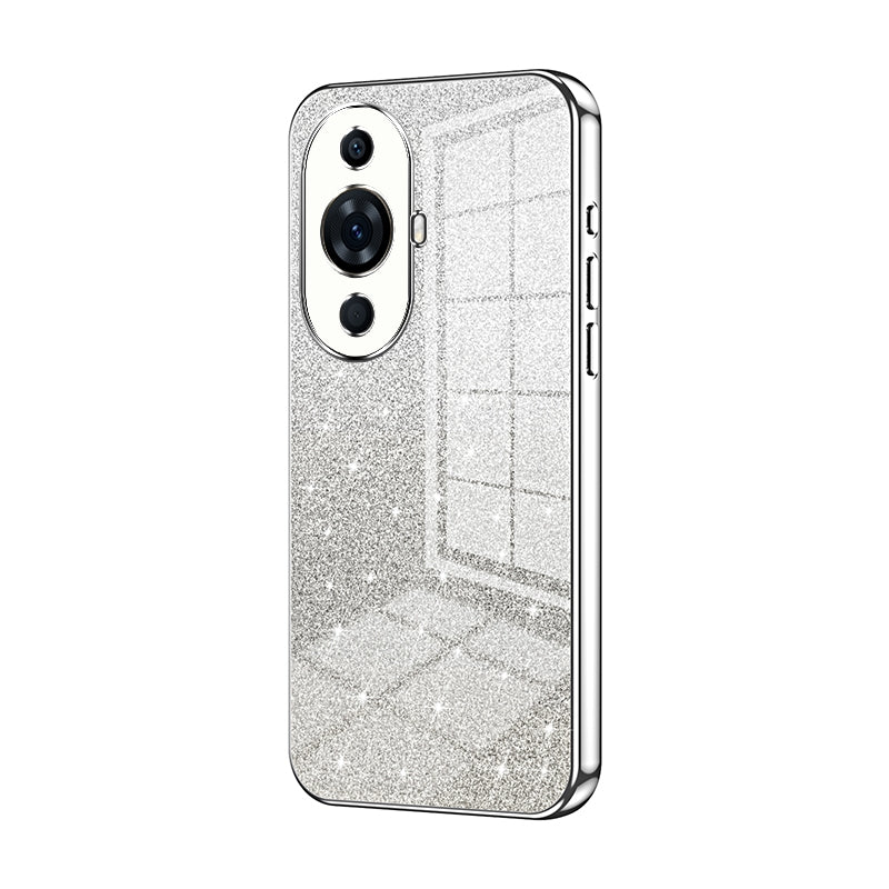 Huawei Nova 11 Pro Glitter Powder Electroplated Gradient Phone Case – Fashionable & Luxurious with Anti-Fingerprint Coating, Shock-Absorption, and Lens Protection