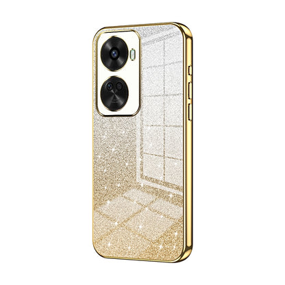 Huawei Nova 11 SE Glitter Powder Electroplated Gradient Phone Case – Fashionable & Luxurious with Anti-Fingerprint Coating, Shock-Absorption, and Lens Protection