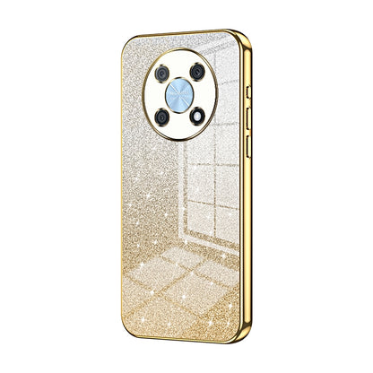 Huawei Enjoy 50 Pro Glitter Powder Electroplated Gradient Phone Case – Fashionable & Luxurious with Anti-Fingerprint Coating, Shock-Absorption, and Lens Protection