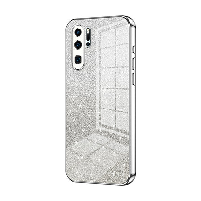 Huawei P30 Pro Glitter Powder Electroplated Gradient Phone Case – Fashionable & Luxurious with Anti-Fingerprint Coating, Shock-Absorption, and Lens Protection