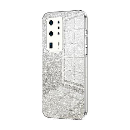 Huawei P40 Pro+ Glitter Powder Electroplated Gradient Phone Case – Fashionable & Luxurious with Anti-Fingerprint Coating, Shock-Absorption, and Lens Protection